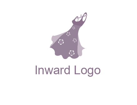 dress on a hangar logo