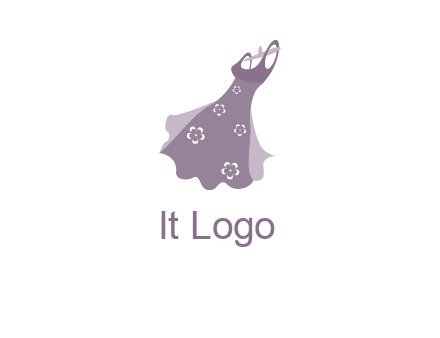 dress on a hangar logo