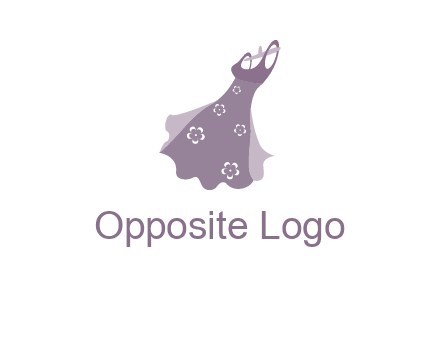 dress on a hangar logo