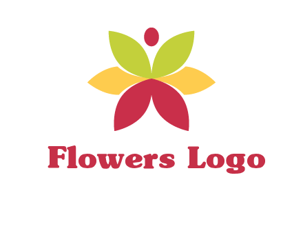 flower with dot logo