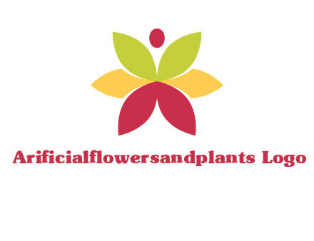 flower with dot logo