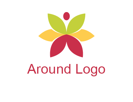 flower with dot logo