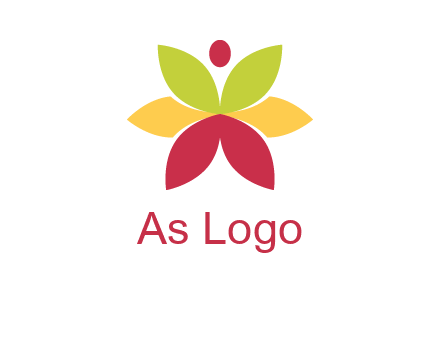 flower with dot logo