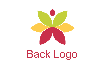 flower with dot logo
