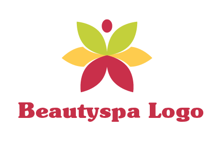 flower with dot logo