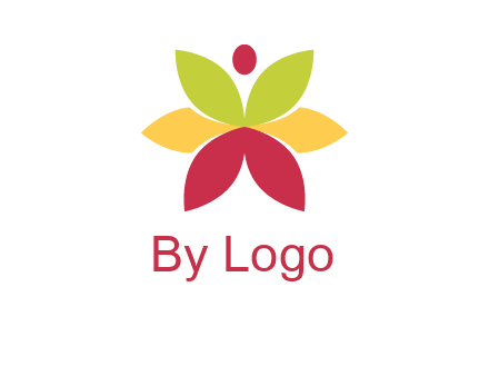 flower with dot logo
