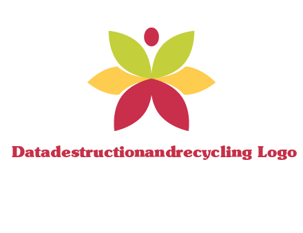 flower with dot logo