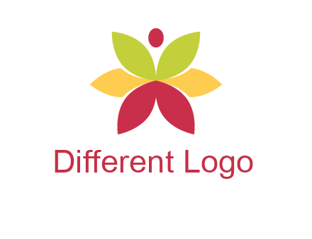 flower with dot logo