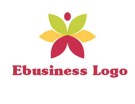 flower with dot logo