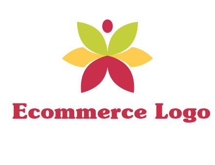 flower with dot logo