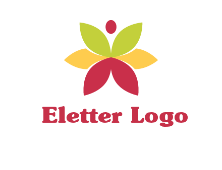 flower with dot logo