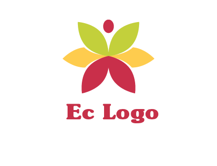 flower with dot logo