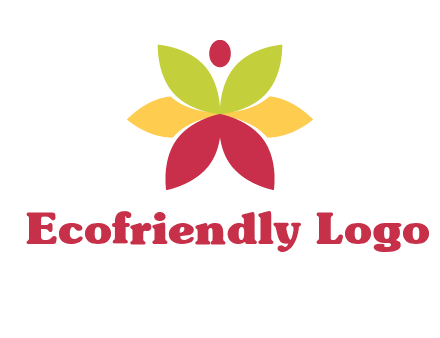 flower with dot logo