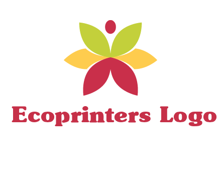 flower with dot logo