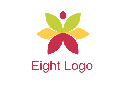flower with dot logo