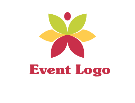 flower with dot logo