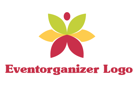 flower with dot logo