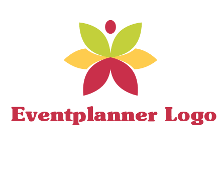 flower with dot logo
