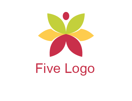 flower with dot logo