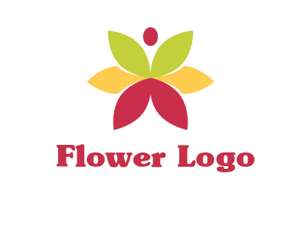 flower with dot logo