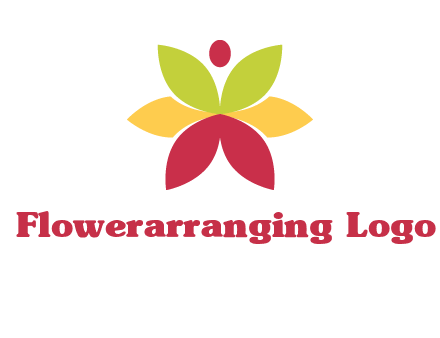 flower with dot logo