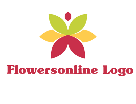 flower with dot logo