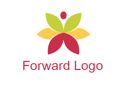 flower with dot logo