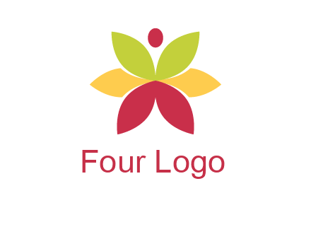 flower with dot logo