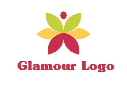 flower with dot logo