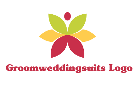 flower with dot logo