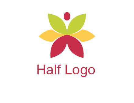 flower with dot logo