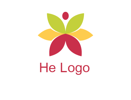 flower with dot logo