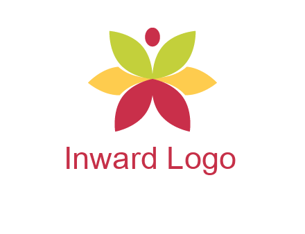 flower with dot logo
