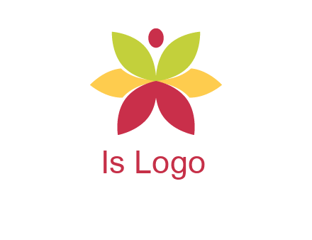 flower with dot logo