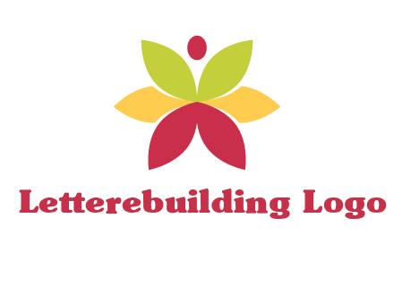 flower with dot logo