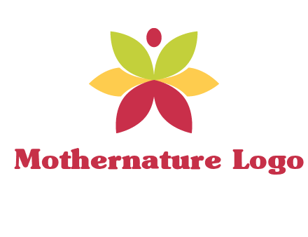 flower with dot logo