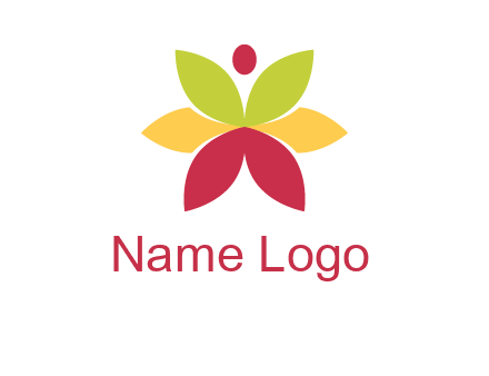 flower with dot logo