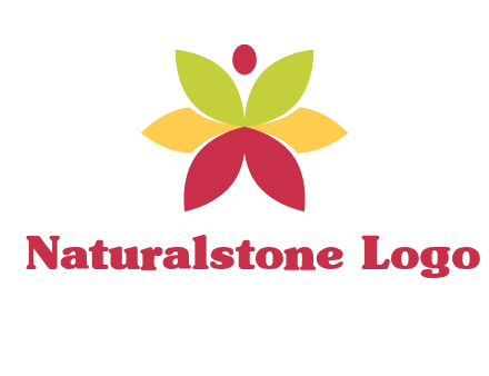 flower with dot logo