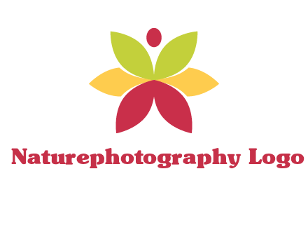 flower with dot logo