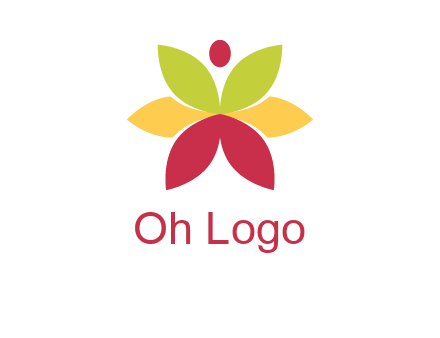 flower with dot logo
