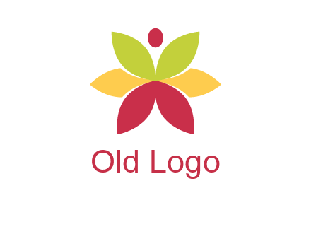 flower with dot logo