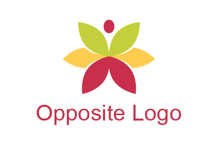 flower with dot logo