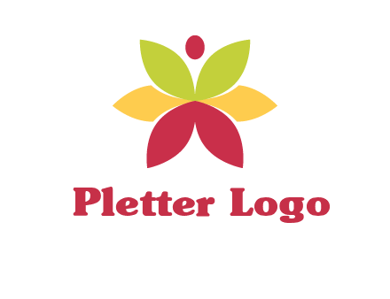 flower with dot logo
