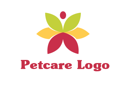 flower with dot logo