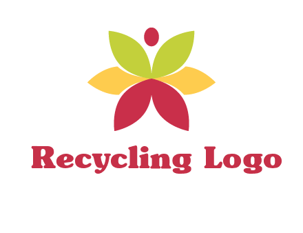 flower with dot logo