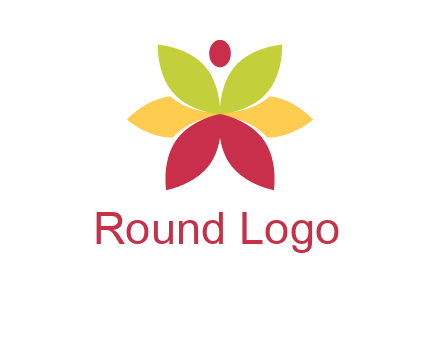 flower with dot logo