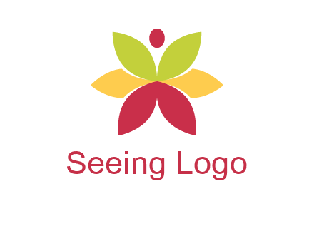 flower with dot logo