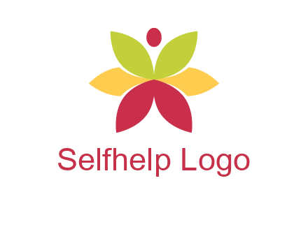 flower with dot logo