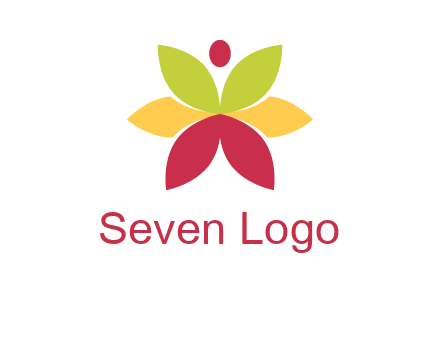 flower with dot logo