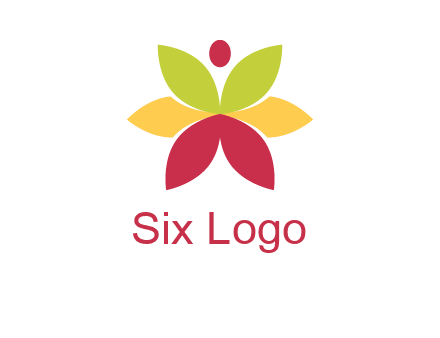 flower with dot logo